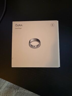 Oura Silver Ring Box with White Cover